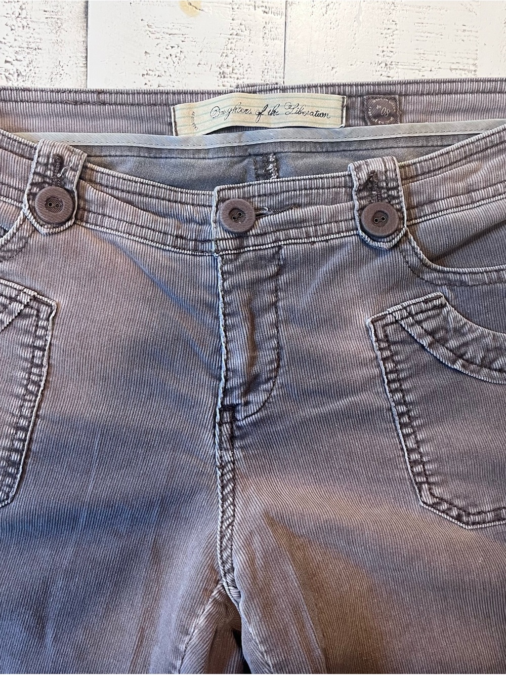 Daughters of the Liberation (Anthropologie) - Women’s Brown Corduroy Pants